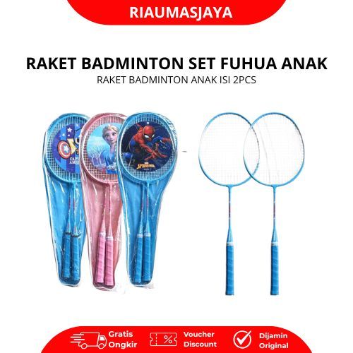 Pekanbaru Fuhua Raket Badminton Set Anak Dengan Desain Karakter Lucu Dan Nyaman Untuk Bermain