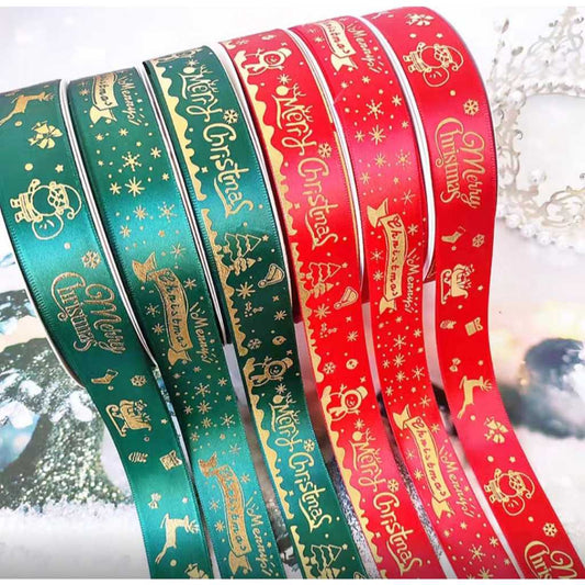 Pekanbaru Christmas Ribbon / Pita Natal Berbagai Jenis Per Meter