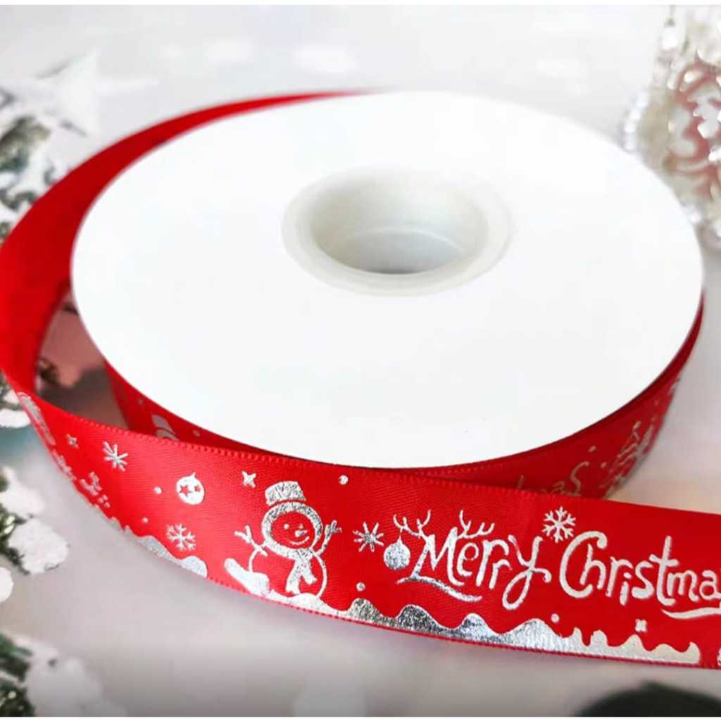 Pekanbaru Christmas Ribbon / Pita Natal Berbagai Jenis Per Meter