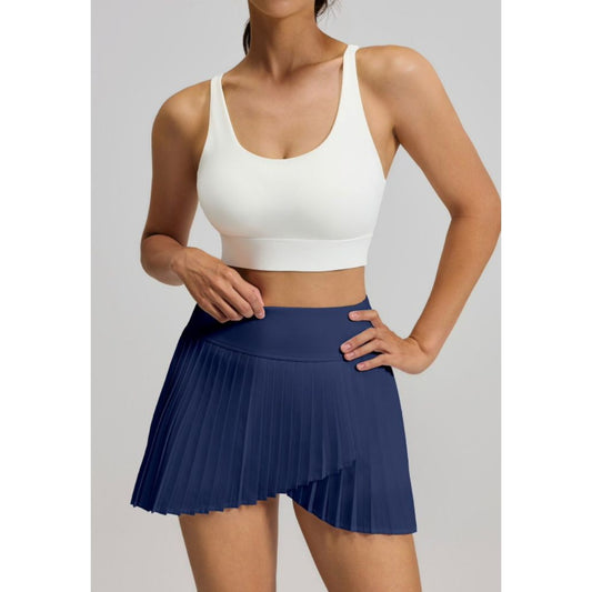Pekanbaru JevyActive - Slit Skort - Rok Tenis Padel Wanita - Rok Plisket Olahraga - Rok Pendek Sporty