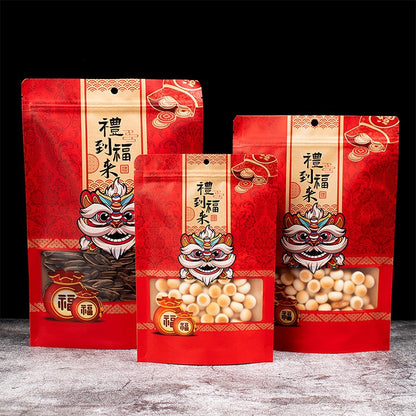 Pekanbaru Plastik Cookies Ziplock Cny / Imlek Merah Berbagai Ukuran