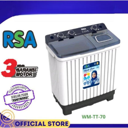 Pekanbaru Mesin Cuci 2 Tabung Rsa 7Kg 8Kg 10Kg Garansi Motor 3Tahun