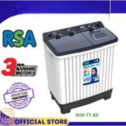 Pekanbaru Mesin Cuci 2 Tabung Rsa 7Kg 8Kg 10Kg Garansi Motor 3Tahun