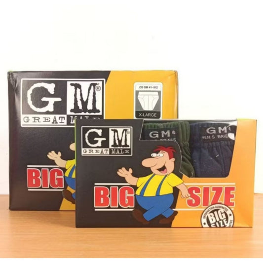 Pekanbaru 3 pcs -Celana Dalam Pria Jumbo GM Jumbo XXL XXXL XXXXL - Great male