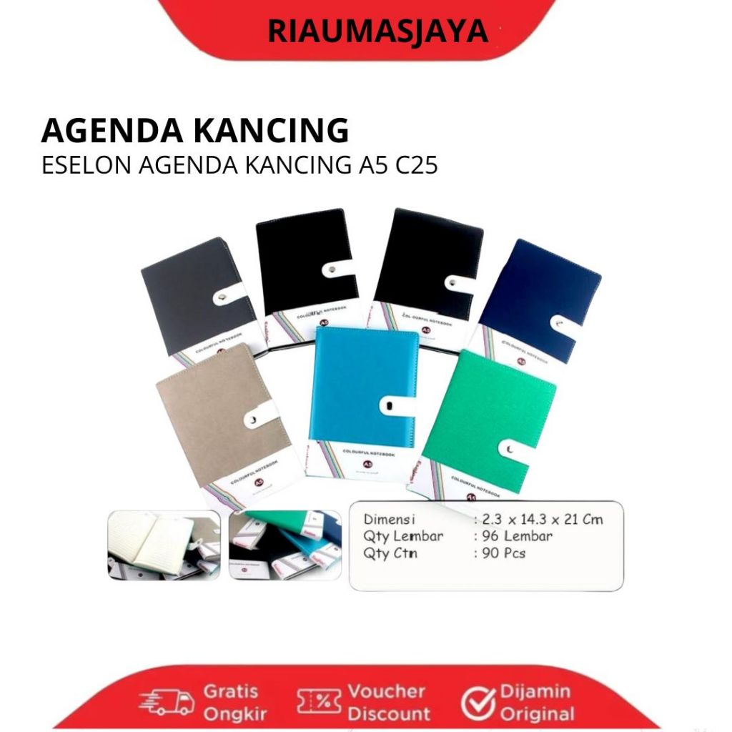 Pekanbaru {Eselon} Agenda Kancing A5 C25