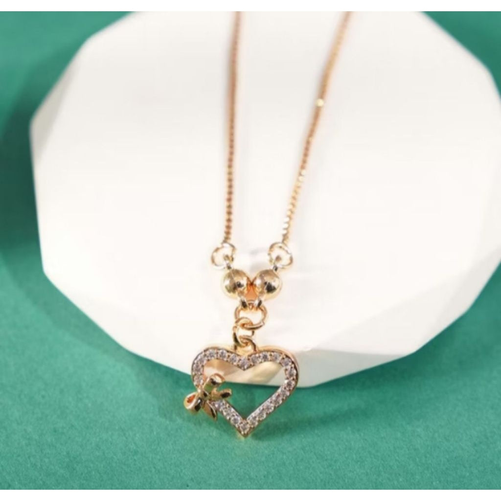 Pekanbaru Kalung Korea Women Necklace 100 Languages I Love You Pendant / Projection Necklace
