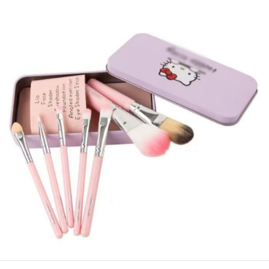 Pekanbaru Hk Brush Kit / Kuas Make Up Hk 7 In 1/ Kuas Mini / Brush Set
