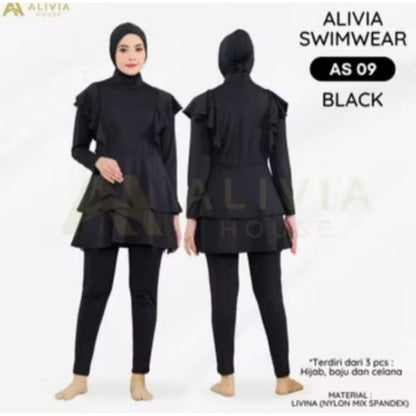 Pekanbaru Alivia House - Alivia Swimwear As09-Baju Renang Muslimah Syari Dewasa Wanita Muslim