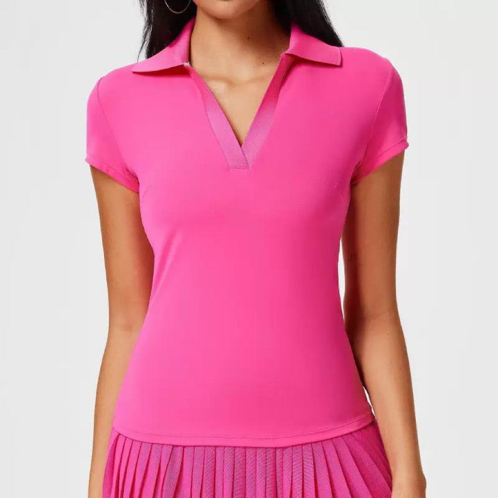 Pekanbaru Luna Top Atasan Olahraga Wanita Polo Shirt | Tennis Padel Golf Sport Top