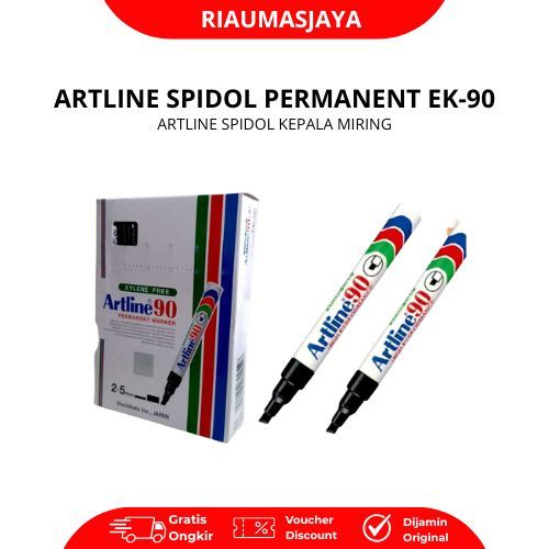 Pekanbaru Artline Spidol Permanen Kepala Miring Ek-90