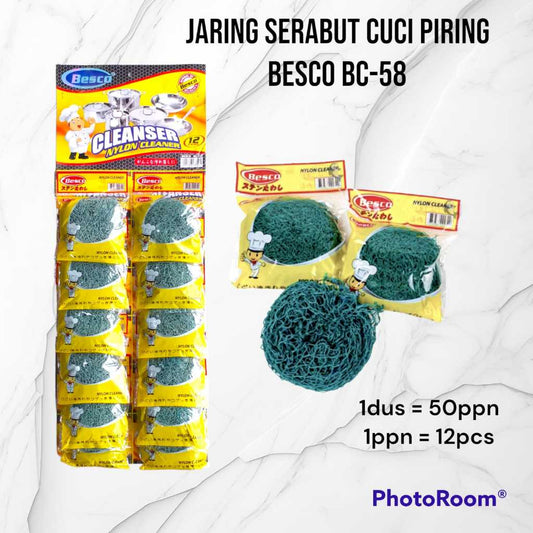 Pekanbaru Jaring Serabut Cuci Piring Besco Bc-58