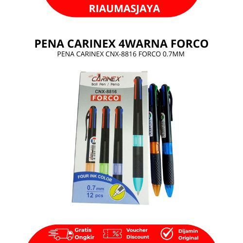 Pekanbaru Pena Carinex 0.7Mm 4 Warna Cnx-8816