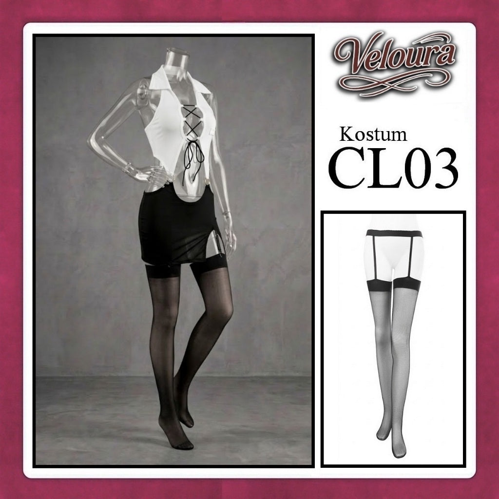 Pekalongan Veloura Pakaian Wanita Setelan Atas Bawah Baju Kostum Lingerie - CL03
