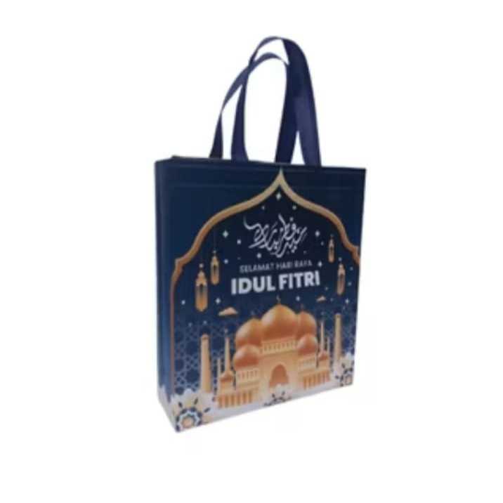 Goodie Bag Lebaran/ Goodie Bag Laminasi Lebaran/ Idul Fitri Standing Box Handle/ New Design Tas Idul Fitri / Tas Souvenir Lebaran