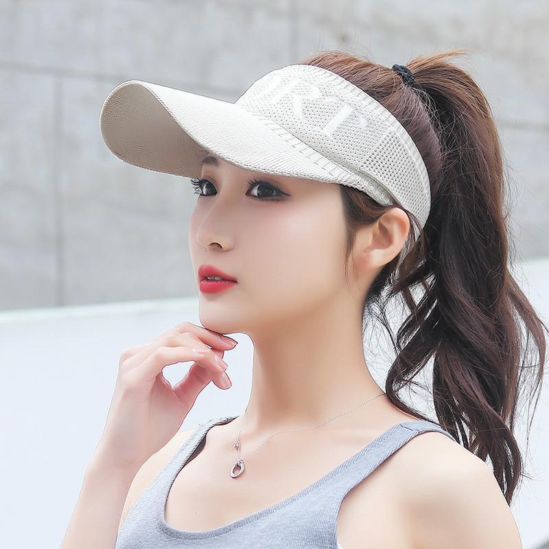 [littlecrab] Topi Olahraga Sport Rajut Topi Golf Tennis Lari Senam Bahan Karet Katun Elastis Sporty Hat Cap