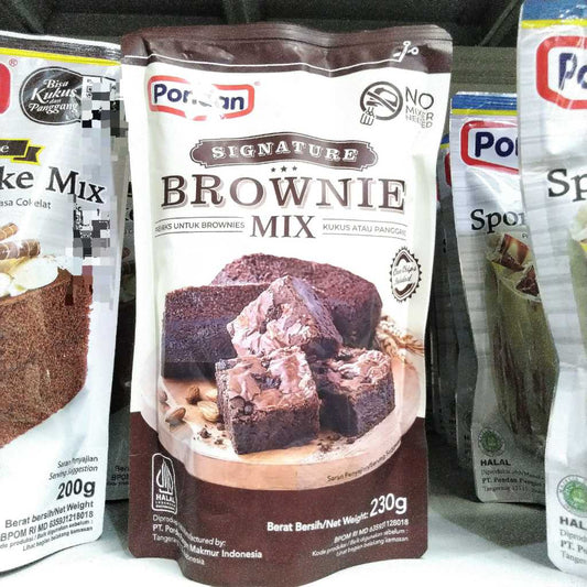 Pekanbaru Pondan Premiks Untuk Brownies Kukus / Panggang 230Gr