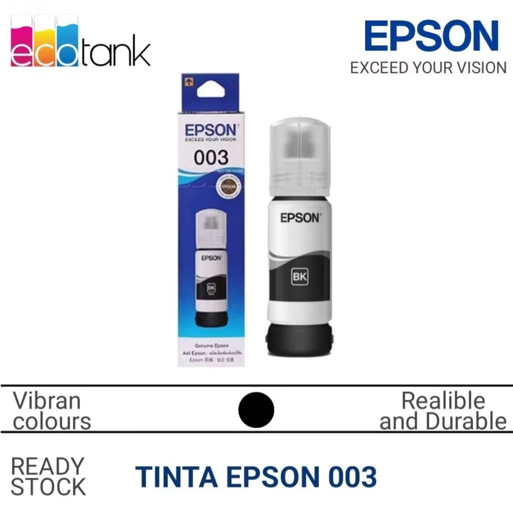 Tinta EPSON 003 Premium Printer Warna Terbaik L1110 L1210 L3100 L3120 Viral Pengadaan Pemda Murah