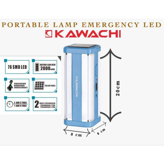 Pekanbaru Lampu Emergency Solar Panel Kawachi Ks-7620A