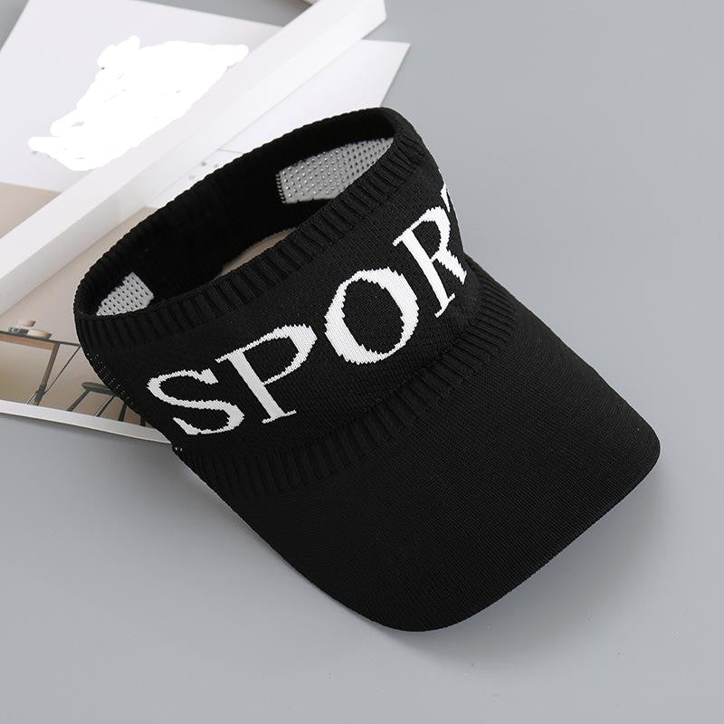 [littlecrab] Topi Olahraga Sport Rajut Topi Golf Tennis Lari Senam Bahan Karet Katun Elastis Sporty Hat Cap