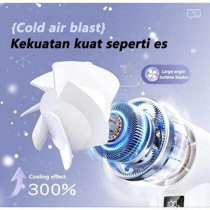 Pekanbaru Kipas Angin 50000Mah Mini Portable Usb Genggam Layar Led Angin
