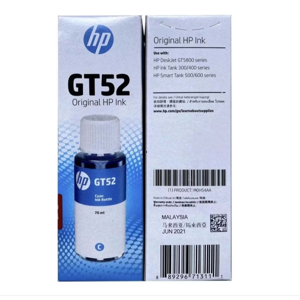 Tinta Kompatibel HP GT53 GT52 Premium Printer HP Ink 315 415 319 419 500 515Cetak Hemat, Warna Tajam
