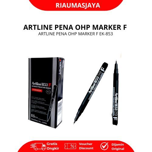 Pekanbaru Artline Pena Ohp Ek-853F Hitam 0.5Mm