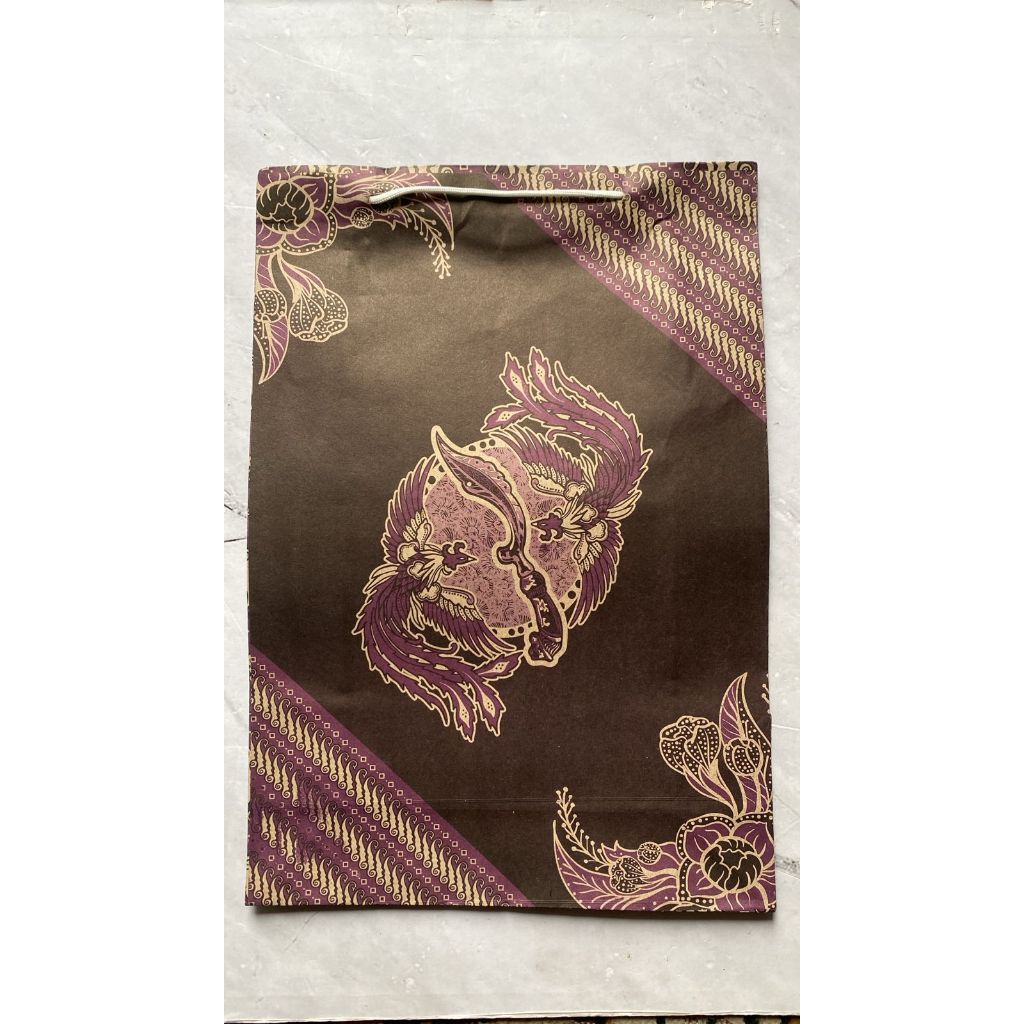 Paperbag Batik Paper Bag Coklat Banci Ukuran Kecil Sedang Besar Souvenir Ulang Tahun
