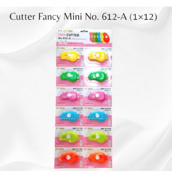 Pekanbaru Pisau Cutter Fancy Mini (1X12)