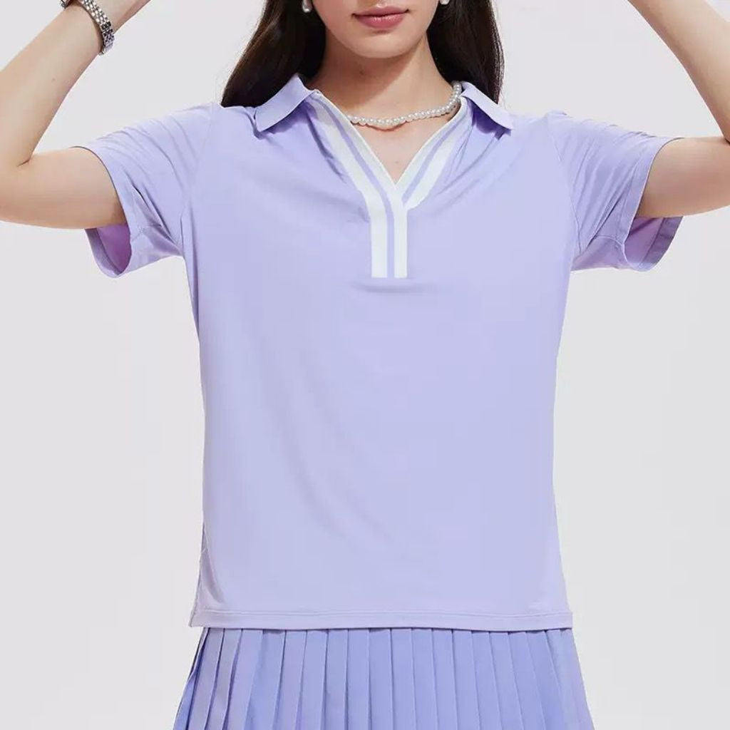 Pekanbaru Mona Top Atasan Olahraga Wanita Polo Shirt | Tennis Padel Golf Sport Top