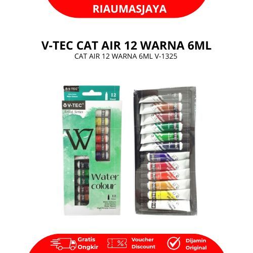 Pekanbaru Cat Air 12 Warna 6Ml V-Tec Vt-1325