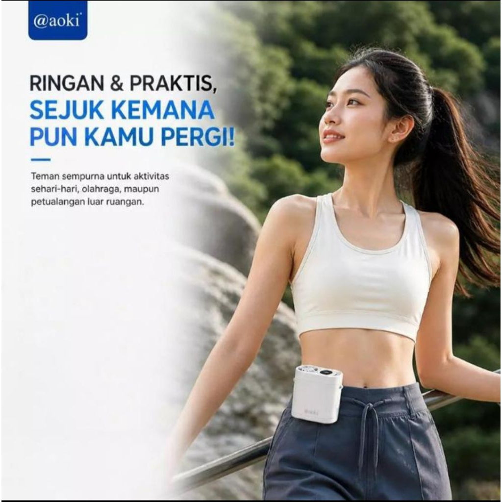 Pekanbaru Kipas Angin Mini Clip Aoki Af-215T Portable Multifungsi