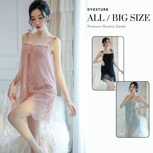 Pekanbaru Lingerie Dress Set D-111 Double Layer