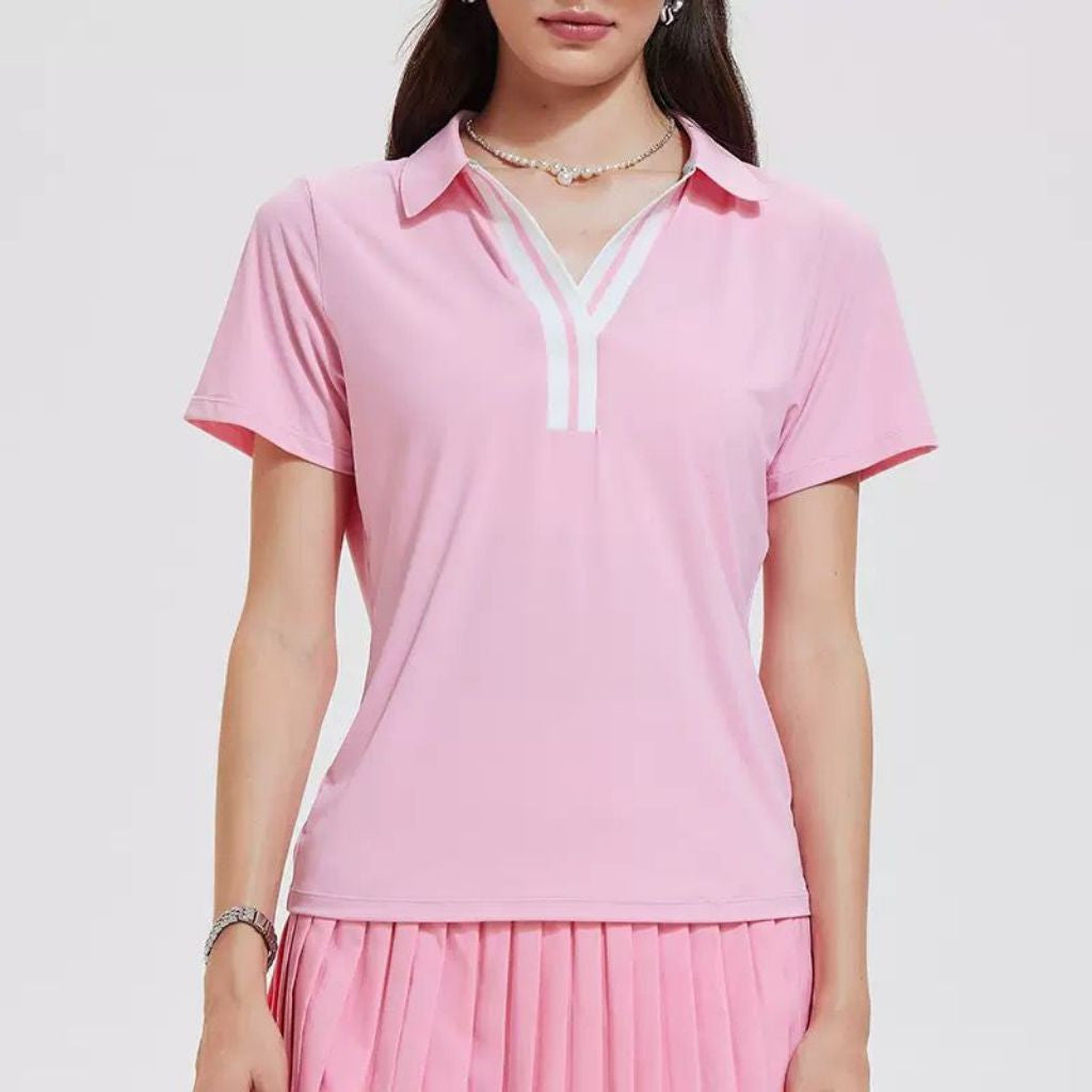 Pekanbaru Mona Top Atasan Olahraga Wanita Polo Shirt | Tennis Padel Golf Sport Top