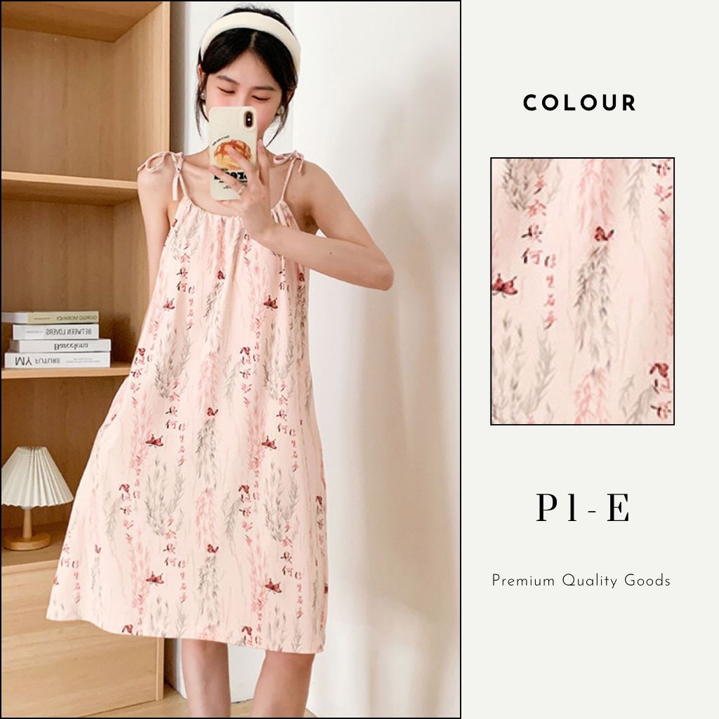 Pekanbaru Daster Yukensi Plus Cup Bra P-1 Baju Tidur Wanita Piyama P1