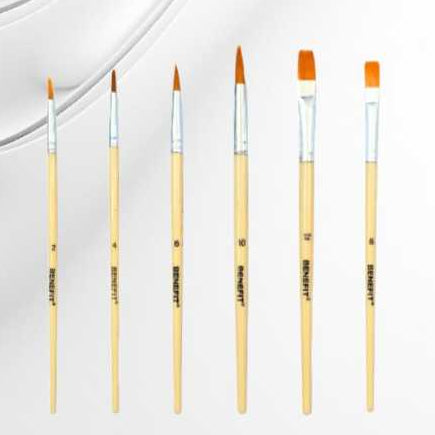 Pekanbaru Benefit Kuas Cat Set 6 Pcs