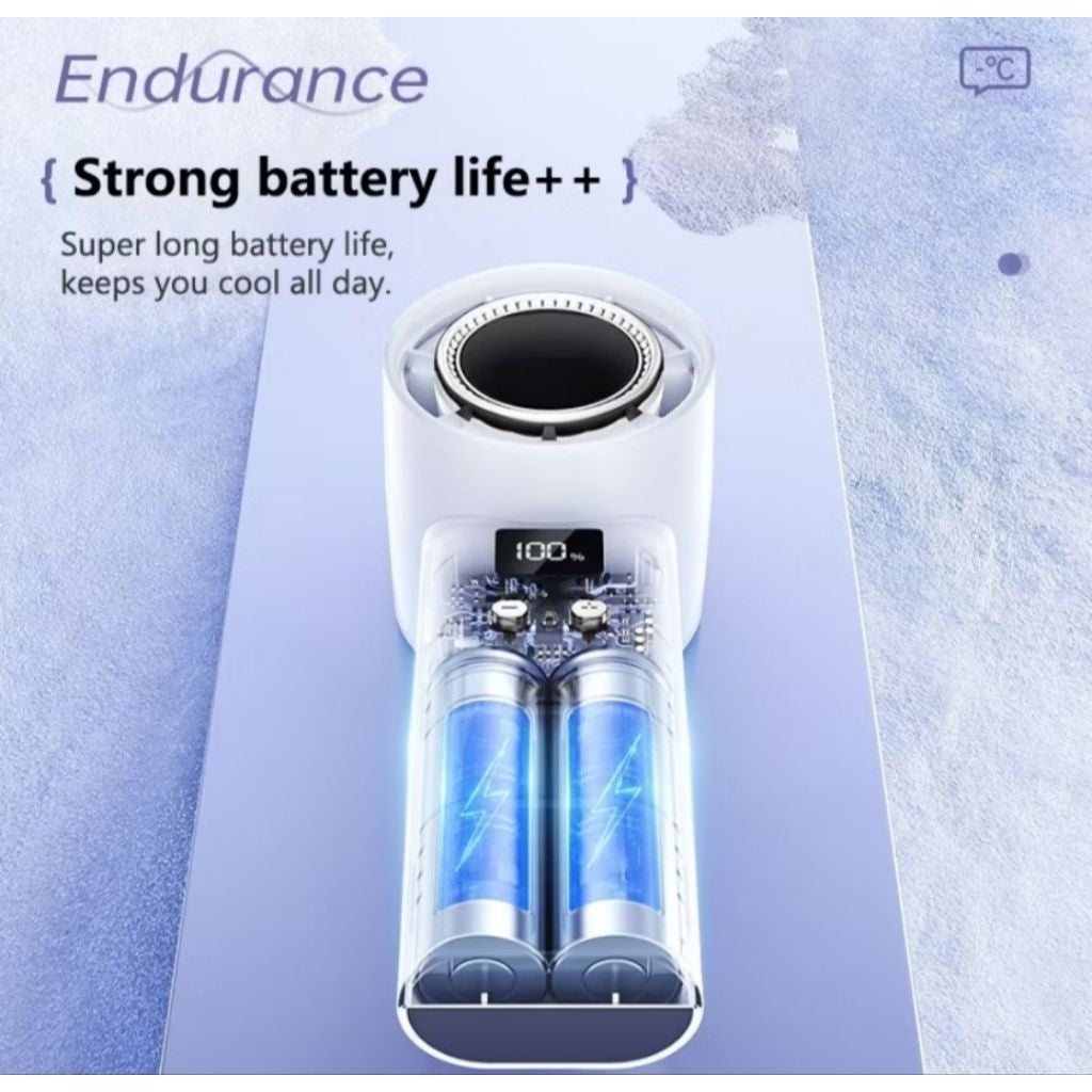 Pekanbaru Kipas Angin 50000Mah Mini Portable Usb Genggam Layar Led Angin