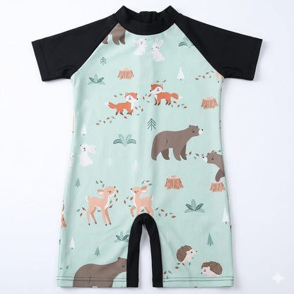 Pekanbaru Baju Renang Anak Karakter/ Baju Berenang Anak/Baju Renang Anak Lengan Pendek Perempuan Dan Laki-Laki