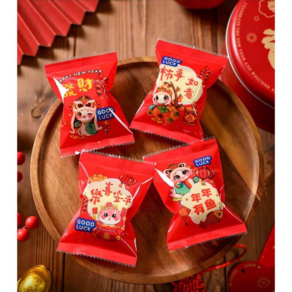 Pekanbaru Plastik Cookies / Nastar Imlek / Cny Non-Seal Ukuran Besar Per Pack