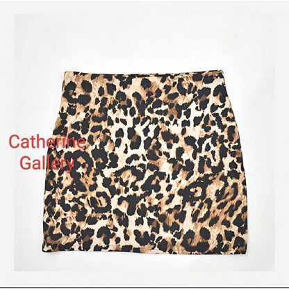 Pekanbaru Rok Mini Motif Leopard