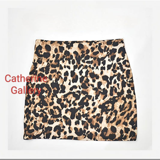 Pekanbaru Rok Mini Motif Leopard