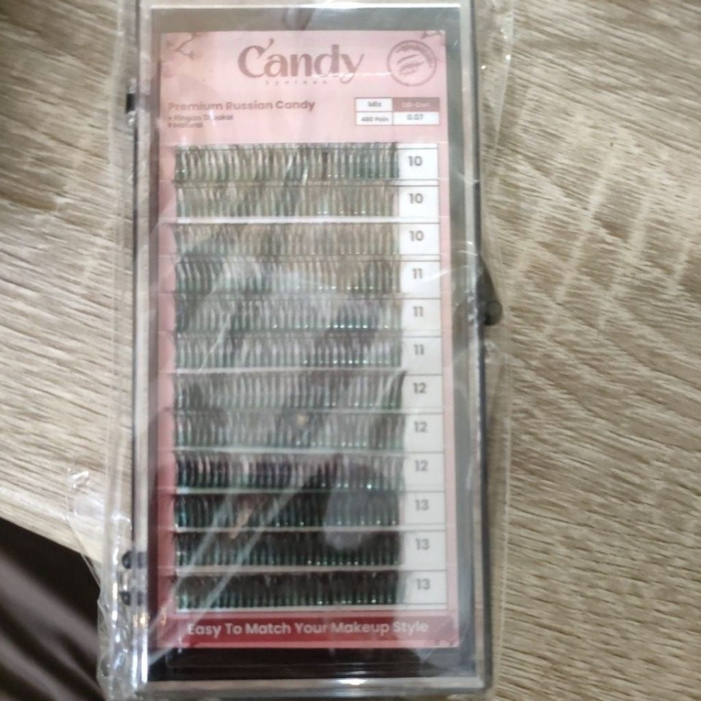Pekanbaru Candy Eyelash Dd-Curl Extension Bulu Mata Palsu Water Proof