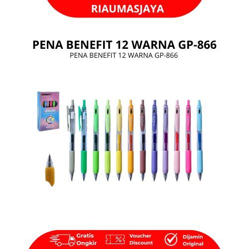 Pekanbaru Pena Benefit Gp-866 12 Warna