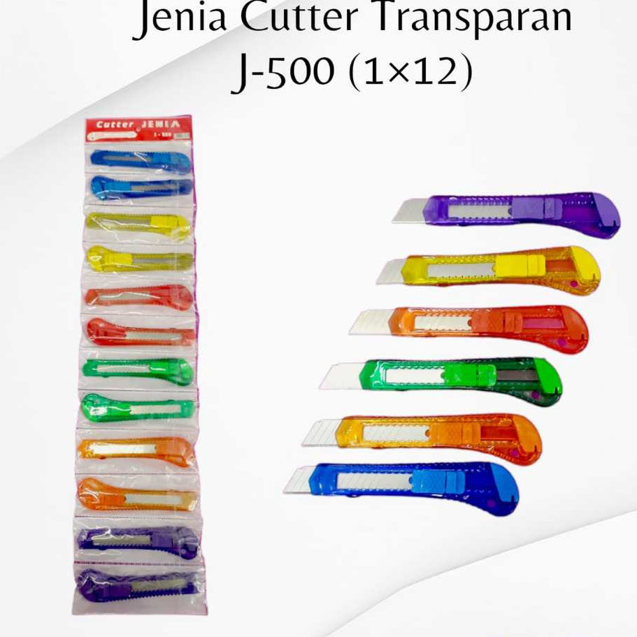 Pekanbaru Cutter Jenia Transparan J-500