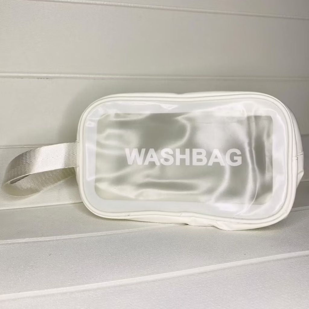 Pekanbaru Tas Kosmetik Washbag Travel Pouch Make Up Organizer Transparan