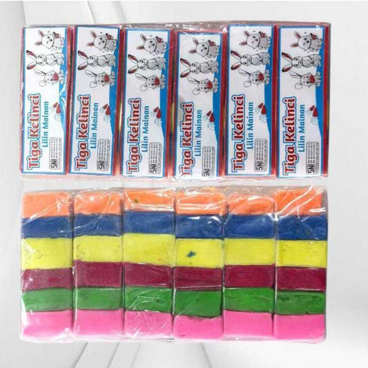 Pekanbaru Lilin Mainan Fancy Kecil 6 Warna