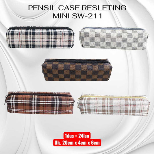 Pekanbaru Pensil Case - Tempat Pensil - Kotak Pensil Resleting Mini Sw-211 Kotak