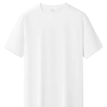 [littlecrab] Kaos Polos Lengan Pendek Simple Tanpa Gambar Warna Merah dan Putih Plain T-shirt Kaos Couple Teman Pacar Keluarga Sahabat Unisex Kaos Oversize Berkualitas Unisex Korean Style