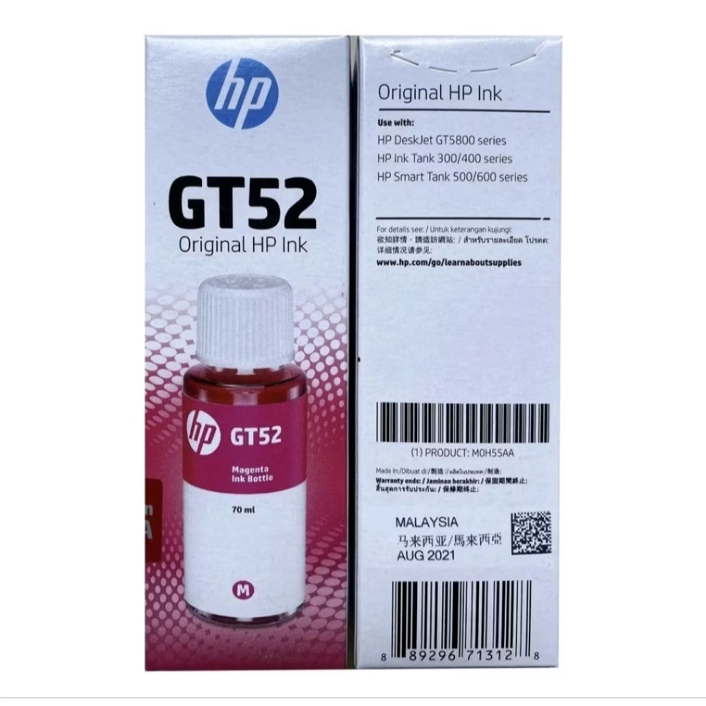 Tinta Kompatibel HP GT53 GT52 Premium Printer HP Ink 315 415 319 419 500 515Cetak Hemat, Warna Tajam