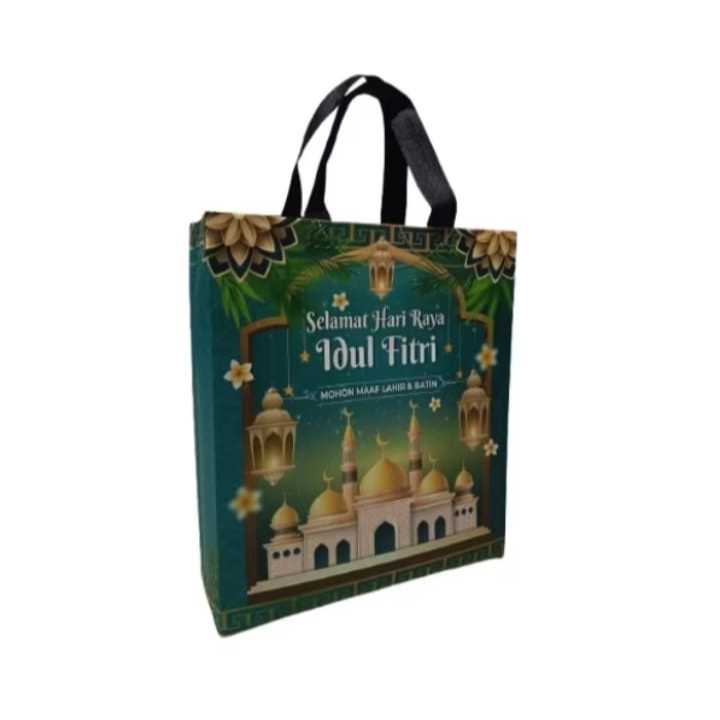Goodie Bag Lebaran/ Goodie Bag Laminasi Lebaran/ Idul Fitri Standing Box Handle/ New Design Tas Idul Fitri / Tas Souvenir Lebaran