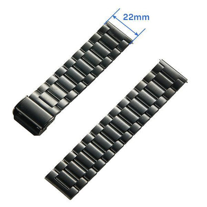 Pekanbaru Robot Universal Smartwatch Strap 22Mm For Robot & Vivan Smart Watch Silicone / Leather / Woven / Metal Premium Tali Jam Tangan 22Mm Original - Woven Black